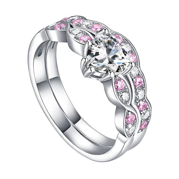 wedding rings 6*6mm heart ring engagement jewelry sterling silver semi mount band marquise women white gold set tl-023, Slivery;golden
wedding rings 6*6mm heart ring engagement jewelry sterling silver semi mount band marquise women white gold set tl-023, Slivery;golden