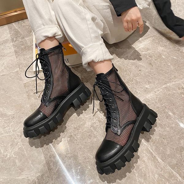 round toe women shoes cross tied genuine leather cool summer boots platform chunky heels pumps for 2021 spring, Black
round toe women shoes cross tied genuine leather cool summer boots platform chunky heels pumps for 2021 spring, Black