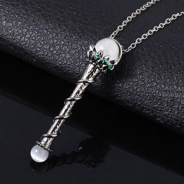 godmother witch magic wand necklace pendant for women charms boutique fashion movie souvenir jewelry necklaces, Silver
godmother witch magic wand necklace pendant for women charms boutique fashion movie souvenir jewelry necklaces, Silver