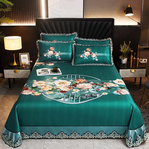 sheets & sets ice silk mat summer bedroom dormitory bedding 3pcs set 1bed sheet+2case non-slip breathable king/queen size 2021 j8643
sheets & sets ice silk mat summer bedroom dormitory bedding 3pcs set 1bed sheet+2case non-slip breathable king/queen size 2021 j8643