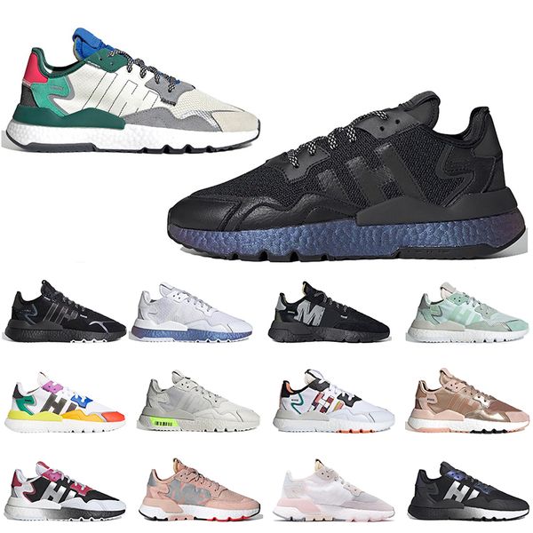 2021 wholesale nite jogger men women running shoes reflective joggers green triple black white bred breathable mens trainers sports sneakers
2021 wholesale nite jogger men women running shoes reflective joggers green triple black white bred breathable mens trainers sports sneakers