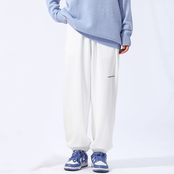New high waisted drawstring loose and thin legged sports casual pants Harem Pants women's fashion, White
New high waisted drawstring loose and thin legged sports casual pants Harem Pants women's fashion, White