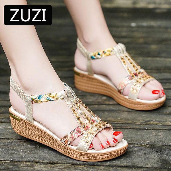 sandals zuzi platform wedges women summer 2021 women's shoes vacation rhinestone bohemian beach slippers, Black
sandals zuzi platform wedges women summer 2021 women's shoes vacation rhinestone bohemian beach slippers, Black