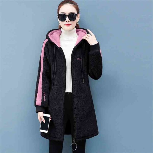wywan autumn and winter coat loose women's coat 3xl fashion jacket 210922, Black;brown
wywan autumn and winter coat loose women's coat 3xl fashion jacket 210922, Black;brown