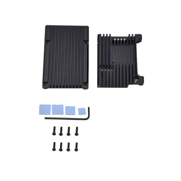for raspberry pi 4 model b cnc aluminum alloy case metal armor shell with heat sinks 4b-no fans lapcooling pads
for raspberry pi 4 model b cnc aluminum alloy case metal armor shell with heat sinks 4b-no fans lapcooling pads