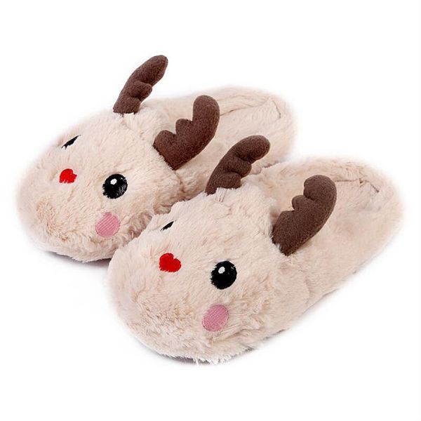 women slippers autumn and winter indoor plush thick bottom cute cartoon deer soft warm mute floor, Black
women slippers autumn and winter indoor plush thick bottom cute cartoon deer soft warm mute floor, Black