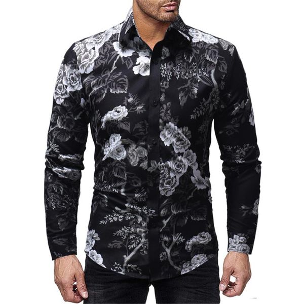 men's casual shirts floral printed shirt male long sleeve 3d print lapel youth men slim fit flower -3xl, White;black
men's casual shirts floral printed shirt male long sleeve 3d print lapel youth men slim fit flower -3xl, White;black