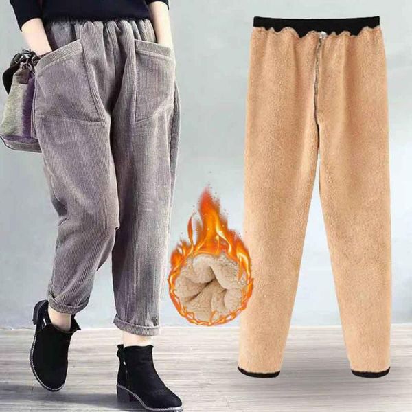 corduroy harem pants women high waist lined fleece wide leg vintage casual thick warm trousers pantalon palazzo streetwear wpm04 women', Black;white
corduroy harem pants women high waist lined fleece wide leg vintage casual thick warm trousers pantalon palazzo streetwear wpm04 women', Black;white