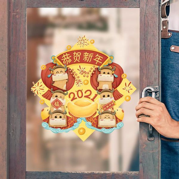 wall stickers the 2021 year of ox chinese style room decoration spring festival window decals door home decor
wall stickers the 2021 year of ox chinese style room decoration spring festival window decals door home decor