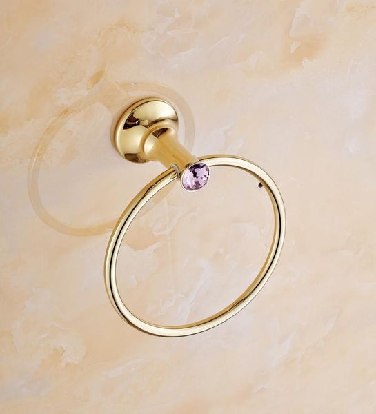 gold brass bathroom towel ring, luxury crystal& purple diamond full copper holder accessories set rings
gold brass bathroom towel ring, luxury crystal& purple diamond full copper holder accessories set rings