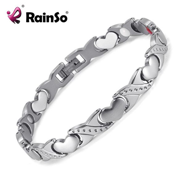 rainso titanium magnetic bracelet germanium negative ion fir romantic style gift women men bracelets link, chain, Black
rainso titanium magnetic bracelet germanium negative ion fir romantic style gift women men bracelets link, chain, Black