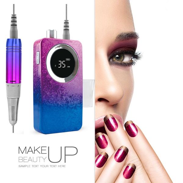 nail drill & accessories gradient color 35000rpm drilling machine portable polisher sander rechargeable manciure electric file
nail drill & accessories gradient color 35000rpm drilling machine portable polisher sander rechargeable manciure electric file