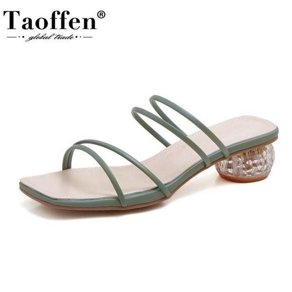 taoffen women sandals shoes fashion strange heels solid color slippers ladies' modern slip on footwear size 34-39, Black
taoffen women sandals shoes fashion strange heels solid color slippers ladies' modern slip on footwear size 34-39, Black