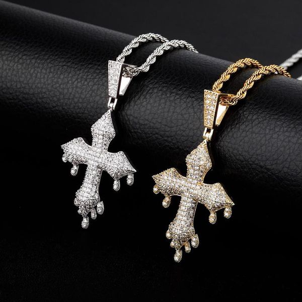 pendant necklaces cross necklace quality copper gold plated iced out cubic zirconia hip hop fashion charm jewelry gift for men women, Silver
pendant necklaces cross necklace quality copper gold plated iced out cubic zirconia hip hop fashion charm jewelry gift for men women, Silver