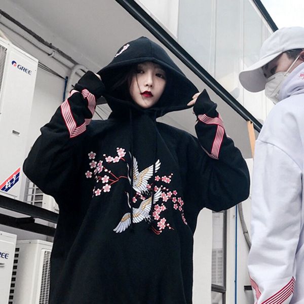 women's hoodies & sweatshirts flowers add hair thickening hooded fleece single men and women lovers loose bf hip -hop cap unlined upper, Black
women's hoodies & sweatshirts flowers add hair thickening hooded fleece single men and women lovers loose bf hip -hop cap unlined upper, Black