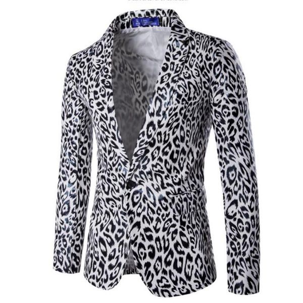 trendy style men's single button slim suits & blazer fashion leopard casual blazers white size 3xl, White;black
trendy style men's single button slim suits & blazer fashion leopard casual blazers white size 3xl, White;black
