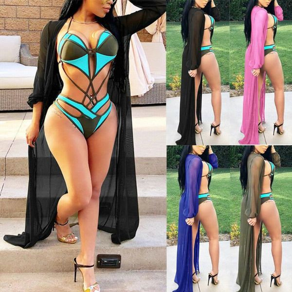 hirigin 2021 beach dress bikini swimsuit cover up bathing suit ups for women summer wear long solid women's swimwear, White;black
hirigin 2021 beach dress bikini swimsuit cover up bathing suit ups for women summer wear long solid women's swimwear, White;black