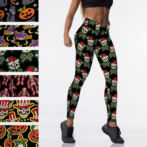 women's leggings arrival 3d print for women halloween skull legging pumpkin girl pattern workout leggins fitness, Black
women's leggings arrival 3d print for women halloween skull legging pumpkin girl pattern workout leggins fitness, Black