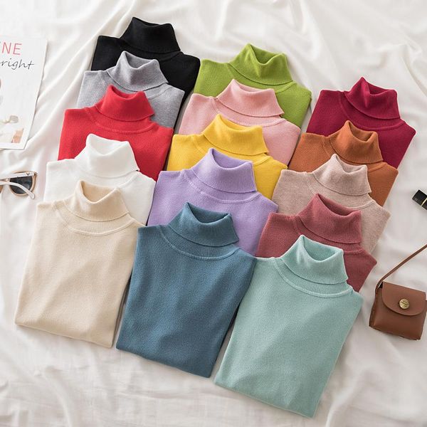 women's sweaters high collar bottom shirt spring autumn 2021 fashion solid color pullover knit korean vintage sweater 55g, White;black
women's sweaters high collar bottom shirt spring autumn 2021 fashion solid color pullover knit korean vintage sweater 55g, White;black