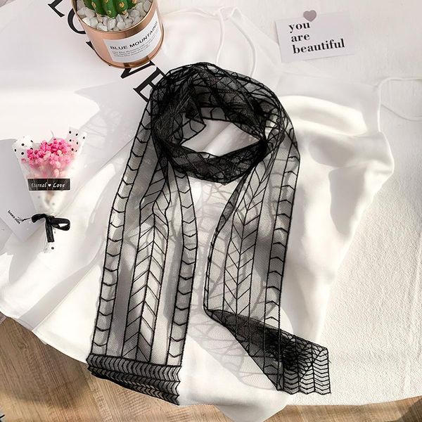 scarves 130*10.5cm knit pashmina head scarf embroidered wrap shawl lace geometric figure floral bandana long women foulard, Blue;gray
scarves 130*10.5cm knit pashmina head scarf embroidered wrap shawl lace geometric figure floral bandana long women foulard, Blue;gray