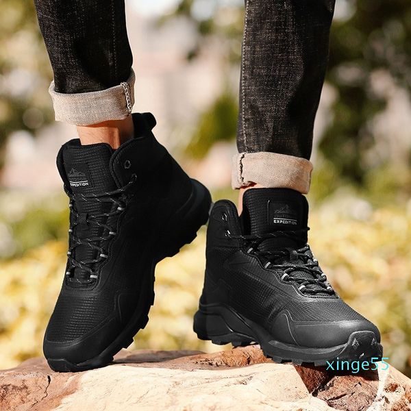 brand men warm plush snow outdoor non-slip hiking high-waterproof sneakers men's winter boots size 40-48, Black
brand men warm plush snow outdoor non-slip hiking high-waterproof sneakers men's winter boots size 40-48, Black