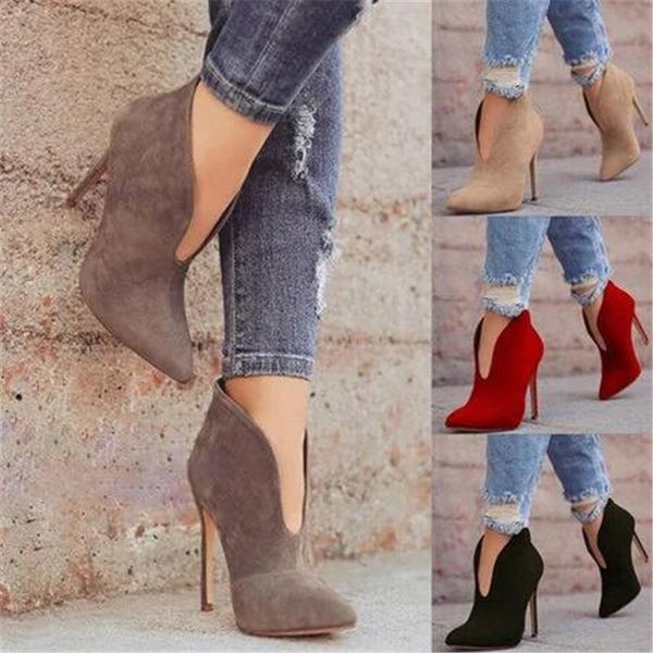dress shoes mstacchi ladies high heel boots v-neck simple style party prom casual solid pointed toe thin heels woman, Black
dress shoes mstacchi ladies high heel boots v-neck simple style party prom casual solid pointed toe thin heels woman, Black