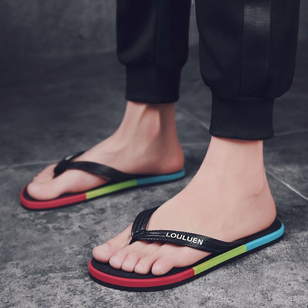 slippers flip flop men summer beach shoes fashion trend casual outdoor sports slippers 93nz, Black
slippers flip flop men summer beach shoes fashion trend casual outdoor sports slippers 93nz, Black