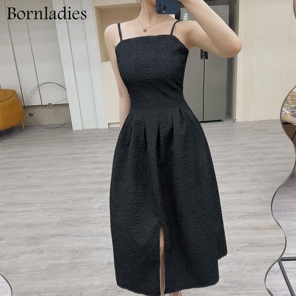 casual dresses bornladies 2021 summer women sleeveless black dress office lady high waist slim strap females korean party vestidos, Black;gray
casual dresses bornladies 2021 summer women sleeveless black dress office lady high waist slim strap females korean party vestidos, Black;gray