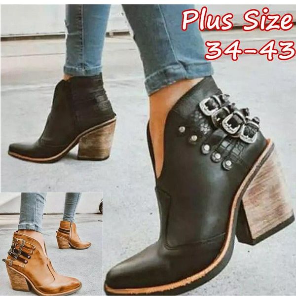 boots for women short platform vintage high heel boot ankle booties flat autumn shoes female plus size, Black
boots for women short platform vintage high heel boot ankle booties flat autumn shoes female plus size, Black