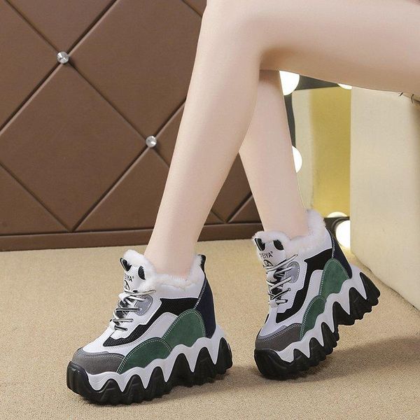 boots women's sneakers autumn winter 2021 trendy shoes cotton padded velvet increased leisure sports, Black
boots women's sneakers autumn winter 2021 trendy shoes cotton padded velvet increased leisure sports, Black