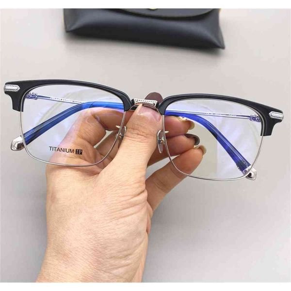 80% off store online crosin glasses frame plate half eyebrow ultra light pure titanium men's and women's fashion myopia, White;black
80% off store online crosin glasses frame plate half eyebrow ultra light pure titanium men's and women's fashion myopia, White;black