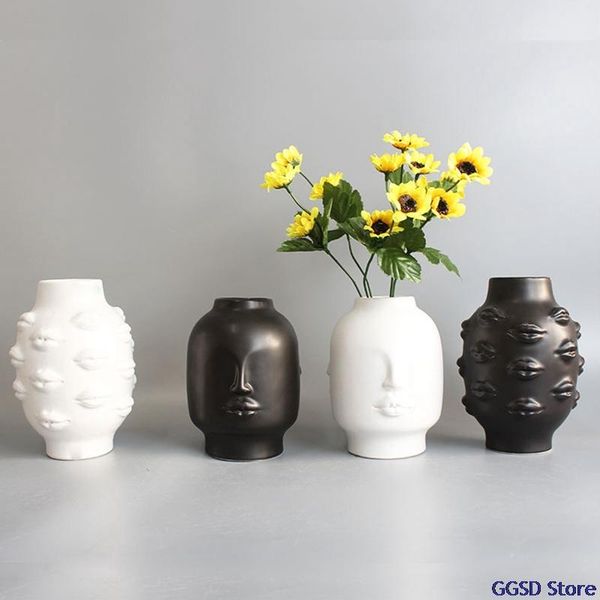 creative lips/human face vase ceramic flower pot home garden ornament floral arrangement decor arts crafts vases
creative lips/human face vase ceramic flower pot home garden ornament floral arrangement decor arts crafts vases