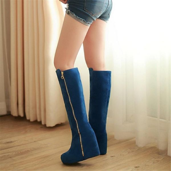 boots doratasia big size 32-43 female knee high concise women round toe platform wedges heels zip shoes woman xinj, Black
boots doratasia big size 32-43 female knee high concise women round toe platform wedges heels zip shoes woman xinj, Black