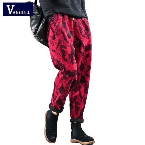 women's pants & capris vangull autumn women corduroy fashion spring camouflage elastic waist harem casual sweatpants loose trousers, Black;white
women's pants & capris vangull autumn women corduroy fashion spring camouflage elastic waist harem casual sweatpants loose trousers, Black;white