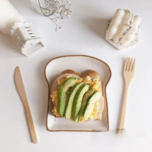 dishes & plates nordic style home kitchen supplies simple and lovely creative ceramic toast fruit plate ornaments
dishes & plates nordic style home kitchen supplies simple and lovely creative ceramic toast fruit plate ornaments