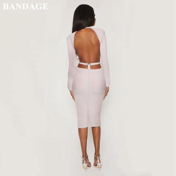 casual dresses bandage spring backless bodycon dress black nude long sleeve midi celebrity evening runway party vestidos, Black;gray
casual dresses bandage spring backless bodycon dress black nude long sleeve midi celebrity evening runway party vestidos, Black;gray