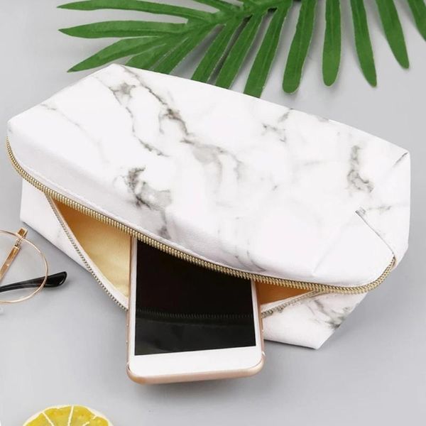 pencil bags marbling decor faux leather case large capacity stationery organizer storage bag pen pouch
pencil bags marbling decor faux leather case large capacity stationery organizer storage bag pen pouch