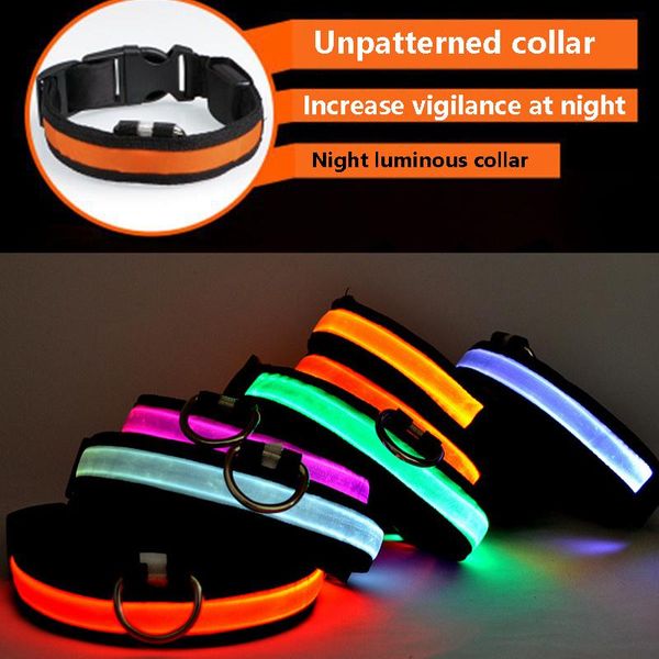 dog collars & leashes collar led light adjustable nylon luminous safety flashing glowing for pet supplies products accessories
dog collars & leashes collar led light adjustable nylon luminous safety flashing glowing for pet supplies products accessories