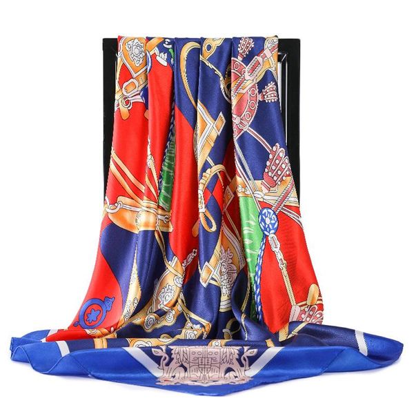 scarves 2021 luxury style square bandanna fashion 90x90cm dustproof kerchief autumn sunscreen silk female carriage print shawls, Blue;gray
scarves 2021 luxury style square bandanna fashion 90x90cm dustproof kerchief autumn sunscreen silk female carriage print shawls, Blue;gray