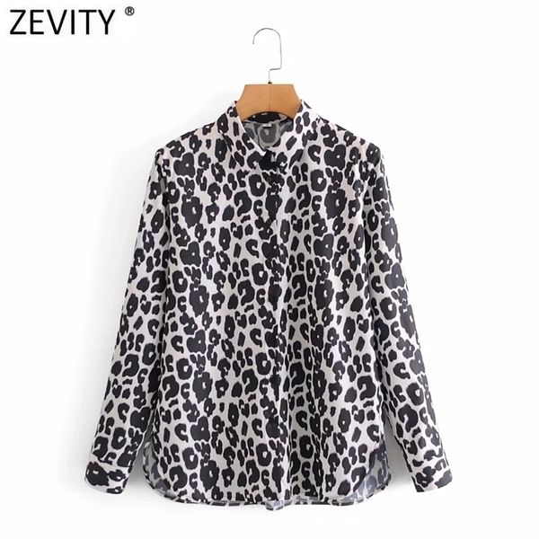 women vintage leopard print casual smock blouse office lady retro single breasted shirts chic blusas ls7529 210416, White;black
women vintage leopard print casual smock blouse office lady retro single breasted shirts chic blusas ls7529 210416, White;black