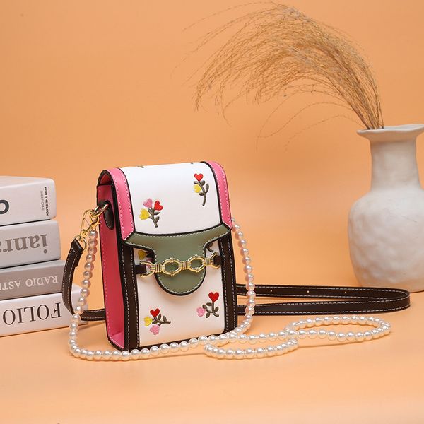 luxury handbags new japanese and korean fashion embroidery vertical pearl mobile phone bag 75l5
luxury handbags new japanese and korean fashion embroidery vertical pearl mobile phone bag 75l5