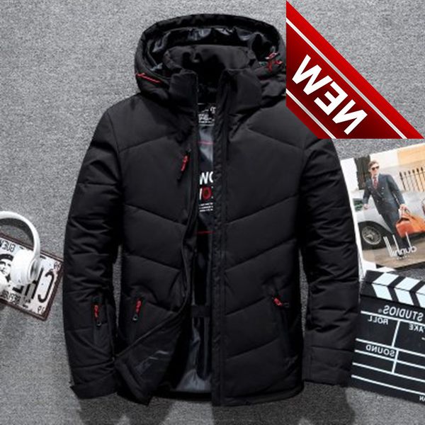 2021 thick men down jacket hooded thicken duck parka coat casual slim mens overcoat with many pockets, Black
2021 thick men down jacket hooded thicken duck parka coat casual slim mens overcoat with many pockets, Black