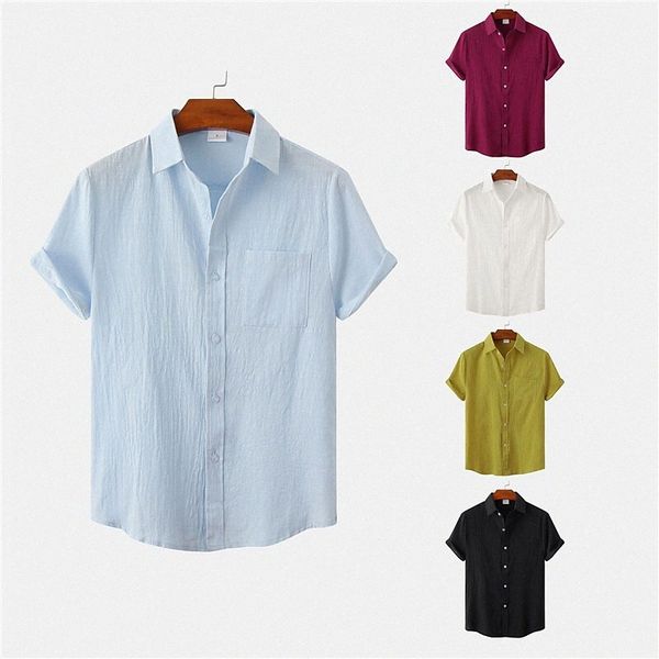 men's shirt solid color turndown street casual button-down short sleeve casual fashion comfortable white black red h62m#
men's shirt solid color turndown street casual button-down short sleeve casual fashion comfortable white black red h62m#