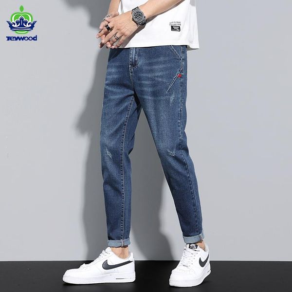 men's jeans 2021 classic style men brand casual stretch slim fit denim pants blue black korean biker trousers male
men's jeans 2021 classic style men brand casual stretch slim fit denim pants blue black korean biker trousers male