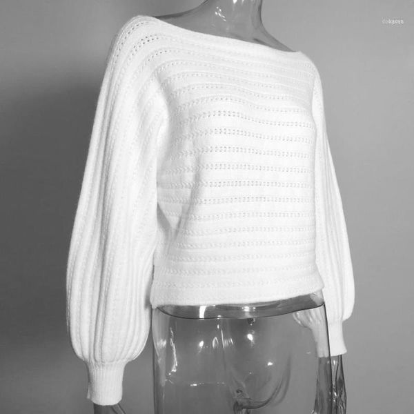 women autumn winter solid pullover club off shoulder sweater streetwear lantern sleeve female sweater1, White;black
women autumn winter solid pullover club off shoulder sweater streetwear lantern sleeve female sweater1, White;black