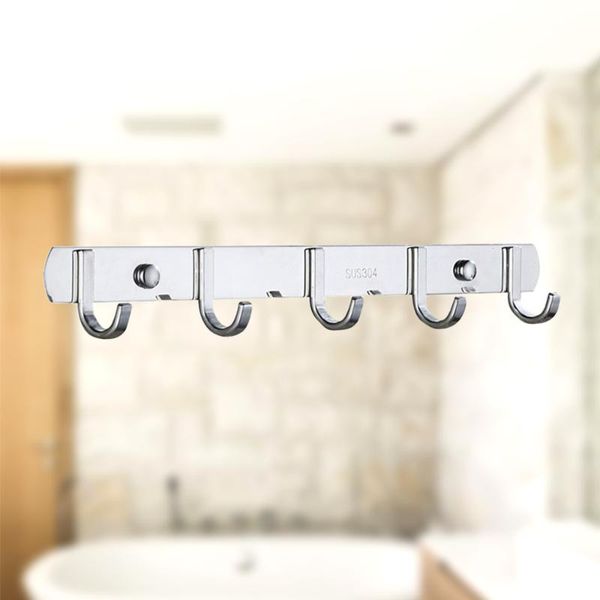 hooks & rails 5 square pegs door back hook stainless steel wall clothes coat hanger rustproof towel rack for kitchen bathroom
hooks & rails 5 square pegs door back hook stainless steel wall clothes coat hanger rustproof towel rack for kitchen bathroom