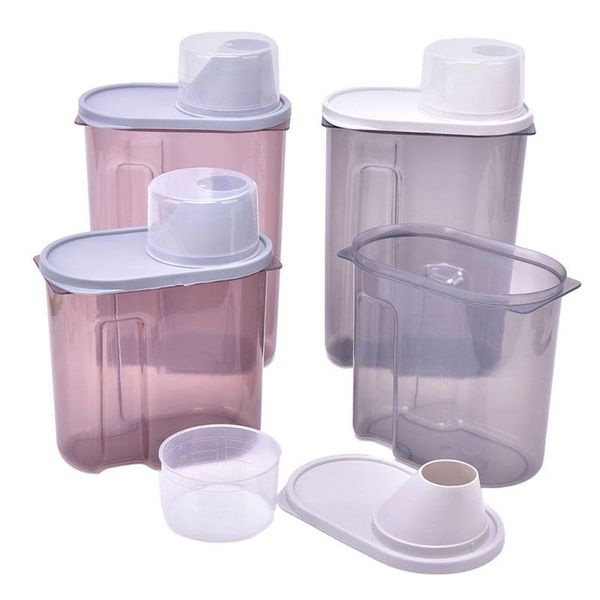 storage bottles & jars 1pcs containers airtight - cereal dry plastic for flour rice sugar
storage bottles & jars 1pcs containers airtight - cereal dry plastic for flour rice sugar