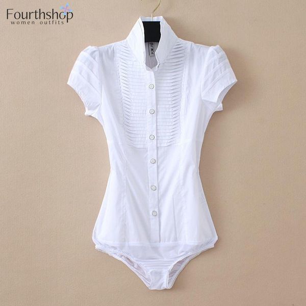 women's blouses & shirts creative shirring white shirt for women short sleeve office lady business work formal body dress summer bodysu
women's blouses & shirts creative shirring white shirt for women short sleeve office lady business work formal body dress summer bodysu