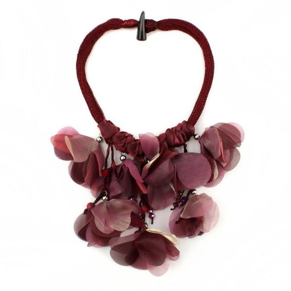 pendant necklaces chunky silk flower acrylic crystal bead big statement necklace for women florate brand rope chain festival gift, Silver
pendant necklaces chunky silk flower acrylic crystal bead big statement necklace for women florate brand rope chain festival gift, Silver
