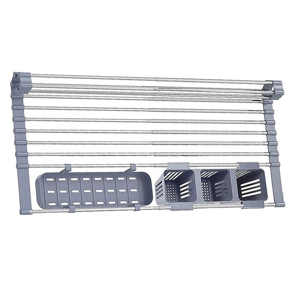 kitchen storage & organization aaak -kitchen expandable roll up dish drying rack, foldable stainless steel rack drainer over the sink for di
kitchen storage & organization aaak -kitchen expandable roll up dish drying rack, foldable stainless steel rack drainer over the sink for di